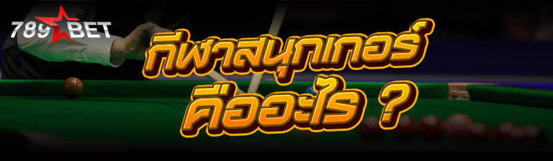 กีฬาสนุกเกอร์ คืออะไร ?